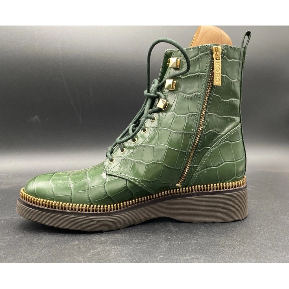Michael KORS Haskell Crocodile Embossed‎ Leather Bootie Men's 9M - Picture 13 of 16